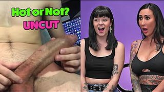 Sexy or not? Uncut Monster Penis She Reacts Lilly and Nova