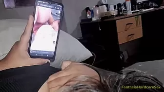 Watching porn tiktoks with my best friend, I get horny and fuck