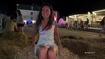 I filmed my shameless ex-wife taking off her panties in public