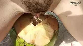 Pee Pee Coconut for my hubby