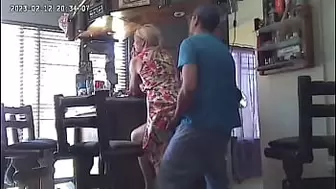 Spy webcam : caught my ex-wife fucking the poolguy