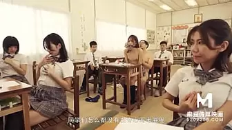 Trailer-MDHS-0009-Model Super Sexual Lesson School-Midterm Exam-Xu Lei-Best Original Asia Porn Sex tape