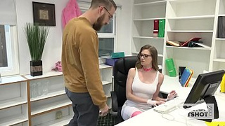 Beautiful Office Slut Gets Destroyed By Random Lover Off the Internet