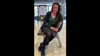 Playing in Public with a Lovense Lush Remote Control Sex Toy