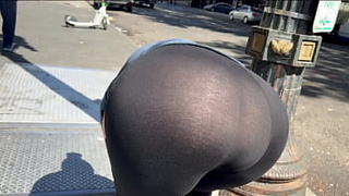 Bubble Booty Wedgie Candid City Streets