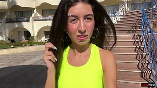 Fit skank has sex after training and wants sperm on her face - Cumwalk