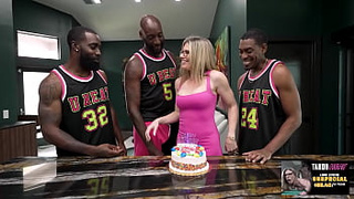 Cute Ex-wife Celebrates Her Birthday with a BBC Orgy - Cory Chase - Taboo Heat
