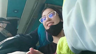 Katty Blake gives a slimy oral sex and gets banged on the Copetran bus heading to the Peñon de Guatape