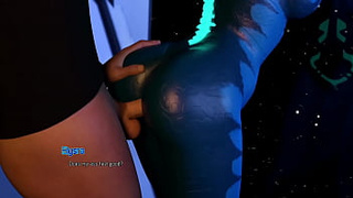 Projekt Passion | Busty Cyberpunk Alien Gets Screwed Hard with Anal Cream pie [Gaming] [Visual Novel]