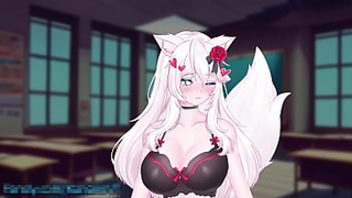 Vtuber KanakoVT ERP's Wearing Vibrator in Public --- ASMR Catgirl Dirty with Vibrator in Public