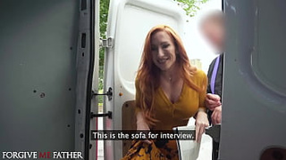 Forgive Me Father - Innocent widow red-head MILF first time with giant penis hard-core sex public pick up