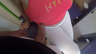 Stranger Flashing Dong in Train and Offer Him Hand-job and Grinding Dong on My Bum