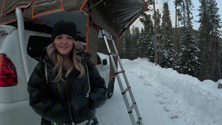 Dirty stranger seduces me in her tent while my girlfriend is asleep - Venessas Ass