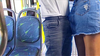 Fresh student gets groped on the bus!