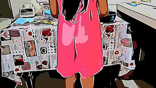 Uncle in Law Takes Advantage of his Niece in Law while she is Cooking Alone at Home Part two - Asian cartoon Version
