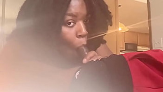 Twitter Celebrity AngelMarie9955 licks YoungStarBrazy’s Gummy Worm ( Bfreakl06 )
