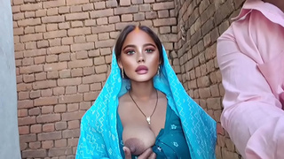 Indian Desi monstrous boob milf hard-core