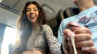 Public Meat Jerking Off On A Bus Full Of People - Made Him Sperm Hard By Hand! - Rod Flashing