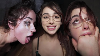 DADDYS FLOOR LICKING BITCH - She Made Him Sperm In Her EYES
