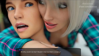 56 - 2 fresh twins show me their little firm boobs (Dubbing - Milfy City)