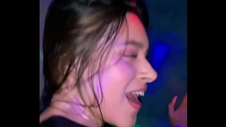 Hispanic youngster rides hard with strange at nightclub