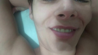 Older woman putting on a show with the fresh boy, she really loves to fuck
