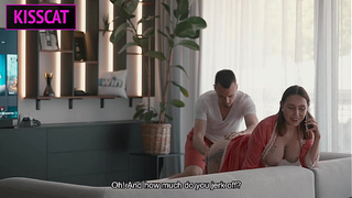 Stepmom Seduces Stepson While Fiance’s Away—Will Her Slutty Phone Call End in a Taboo Fuck?!