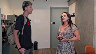 Virgin learning with the slutty Milf.