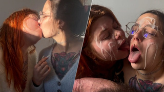 in need of cum for our skincare - homemade french MILF GIRLF Lady love cums on alt red-head