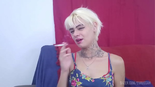 masturbating at home