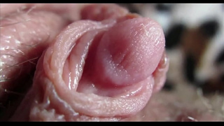 Huge clit climax closeup HD