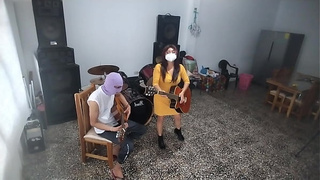 My best friend is a pervert! He waited for me to leave so he could masturbates in the music room.