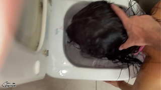 "I will Humiliate you with all my Piss, Toilet Slave" Pee Degradation, Face Fuck and Rough Sex!