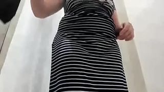 Your fat mom in a clothing store wants to enjoy like a slut
