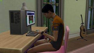 Mom Caught Hear Son Watching Porn And Masturbate Then It Helps Him For The First Time To Make Make Sex | Mom And Son Part. 1 | Porn Video