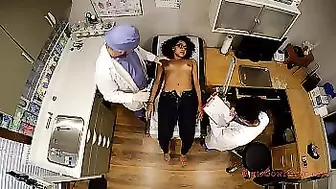 Cute Busty Latina Mia Sanchez Examined By Doctor Tampa & Nurse Rose At GirlsGoneGyno.com Clinic - Part 2 of 6 - Gyno examination spread eagle in the stirrups