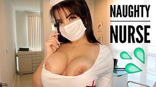 Hot Nurse Helps You Cum - Sexy Nurse Blowjob