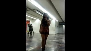 Meche Candela "EROTIC STORY" Getting Hands In The Subway Back Home