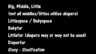 ABDL adult baby ageplay terminology and slang