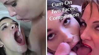 Jizz on 2 Ladies: Amatuer Cums On Compilations with Jizz Play, Jizz Swap & Sperm Swallow