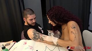 Fucking my alluring giant tit tattoo artist Mara Martinez