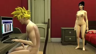 Milk catches her son Gohan Masturbating Mother Nailed in front of her s. Fiance