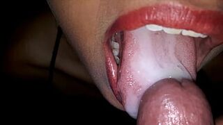 Super rich penis blowing bj and spunk in my throat too much sperm 4k