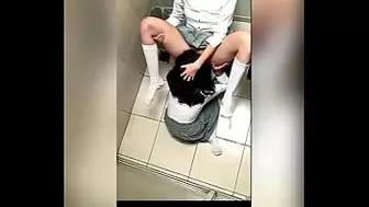 2 Lezbo Students Fucking in the School Bathroom! Vagina Licking Between School Friends! Real Home-Made Sex! Alluring Fine Latinas!