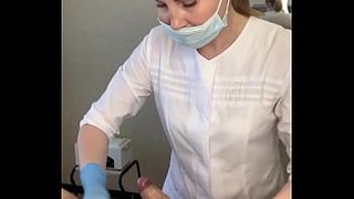 The husband orgasm powerfully right on the depilation procedure. How do you think I removed his jizz?