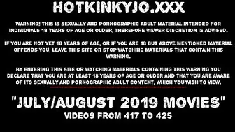 JULY/AUGUST 2019 News at HOTKINKYJO site: extreme anal fisting, prolapse, public nudity, belly bulge