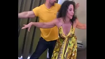 Yoga pro Simone gets drilled all over the place