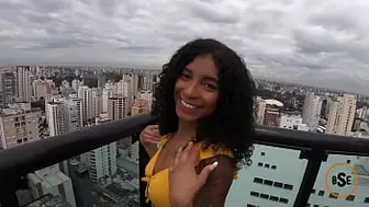 International Pornstar Blackstar mounts Brazilian IG model Ariella Ferraz in her BOOTY