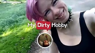 (ElliYoung) Gets Her Tight Juicy Cunt Rammed On A Bench At A Park - My Slutty Hobby