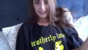 Little Step Sister Wants to Fuck Gigantic Step Brother - Family Therapy